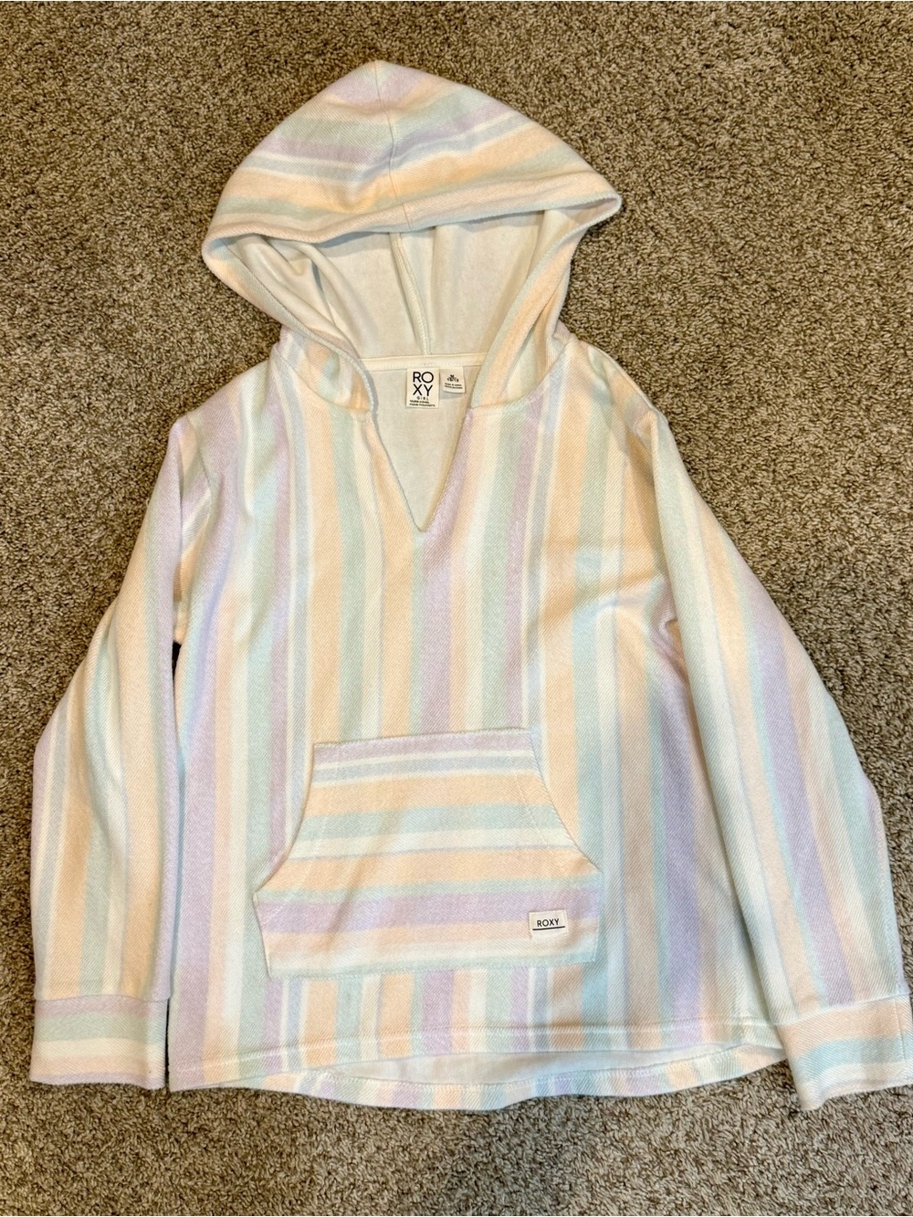 Roxy Girl pastel hoodie Medium